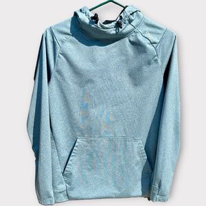 UNRL Unisex Coastal Blue Crossover Hoodie II XS